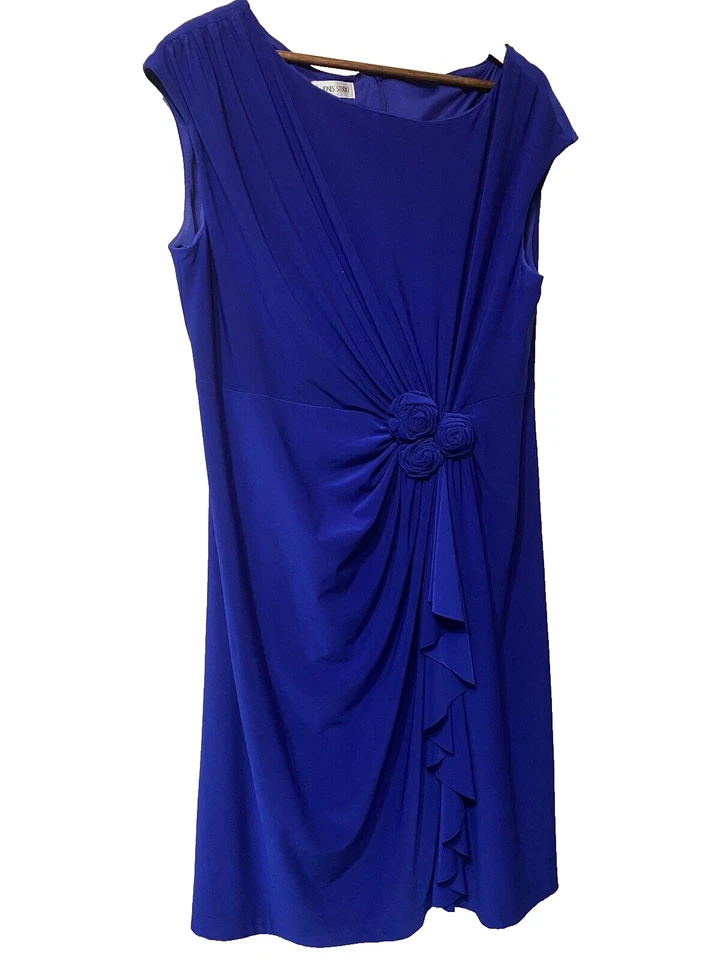 Darling JONES STUDIO Vestido de Fiesta o Vestido de Noche Talla 16w Azul Foto 2 de 4