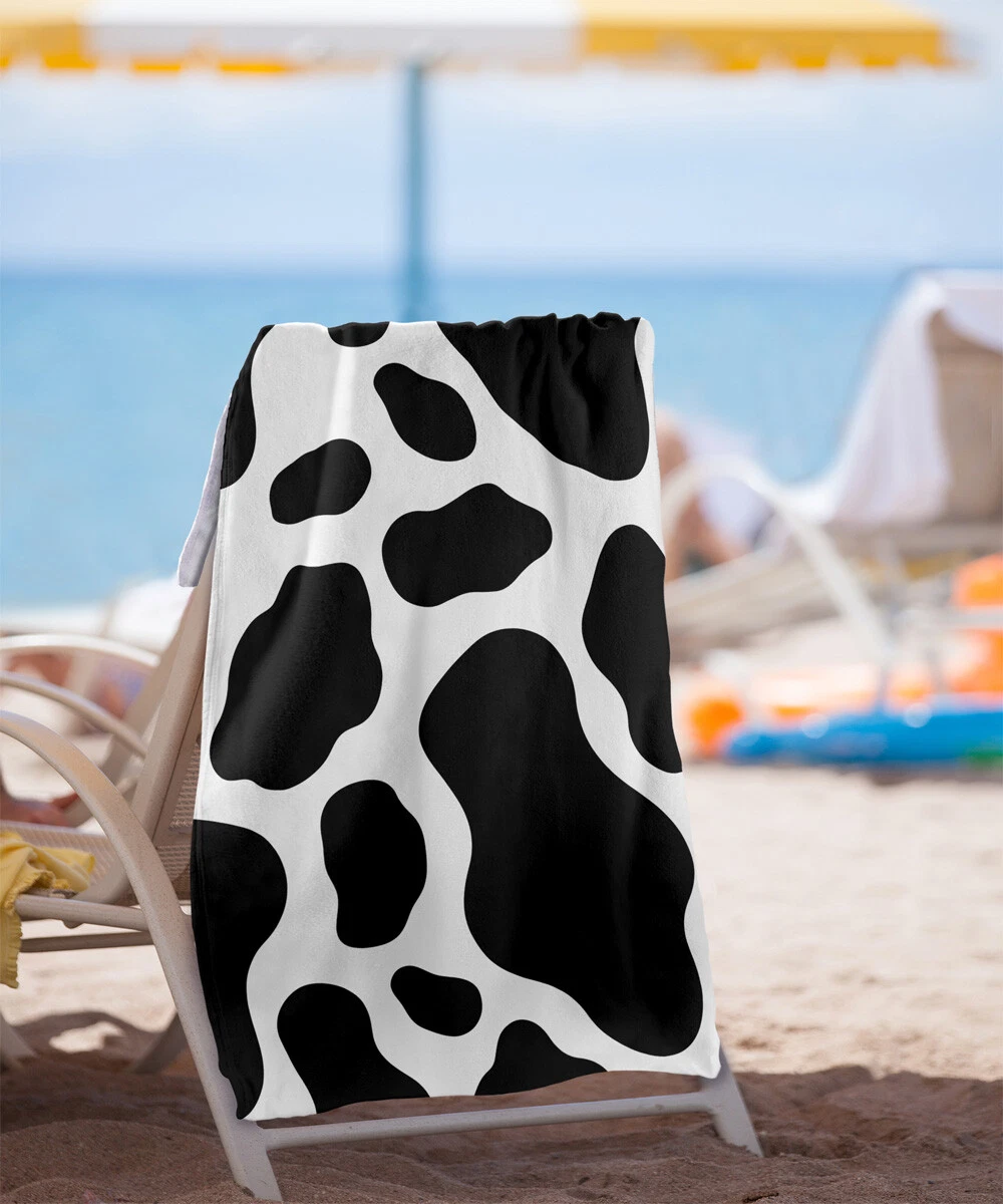 Cow Print Beach Towel 30"x60"