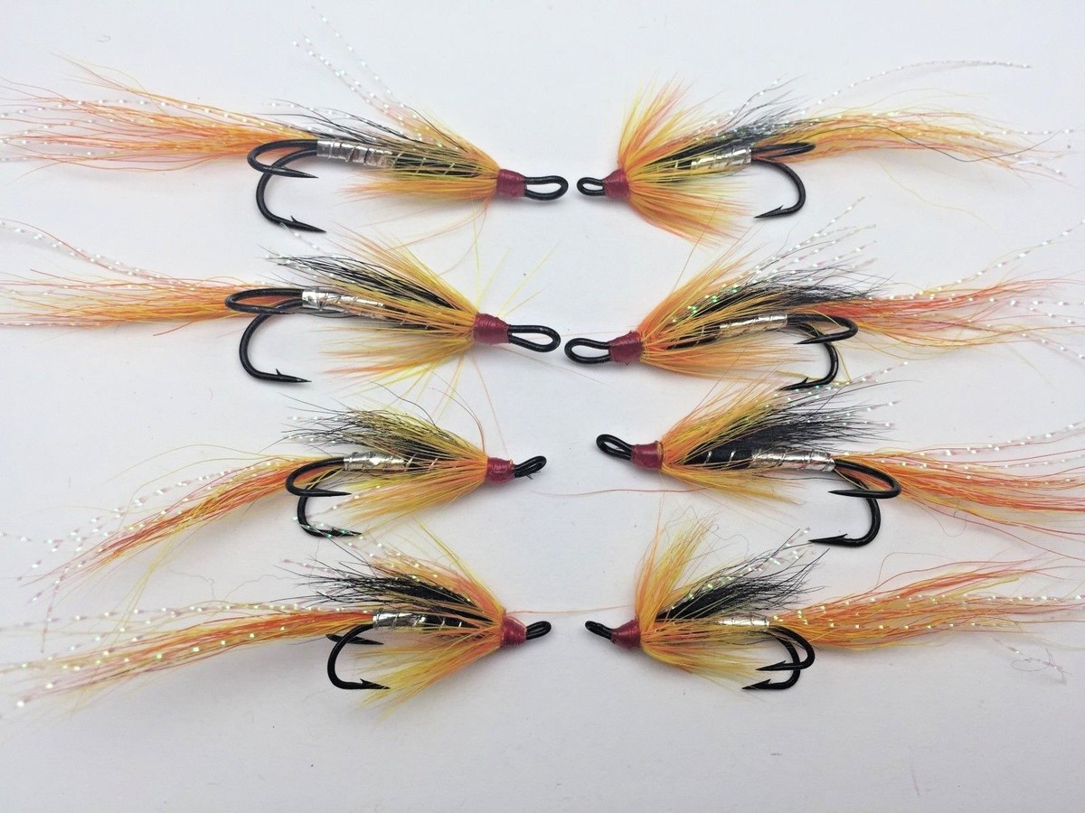 Mouche Pêche Saumon Hermines Queue Doubles Tailles 4- 10