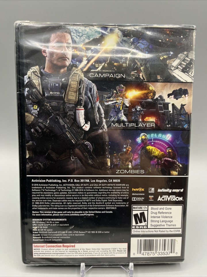 Call Of Duty Infinite Warfare Pc Kaufen NEW Call of Duty Infinite Warfare PC DVD Game SEALED COD Activision