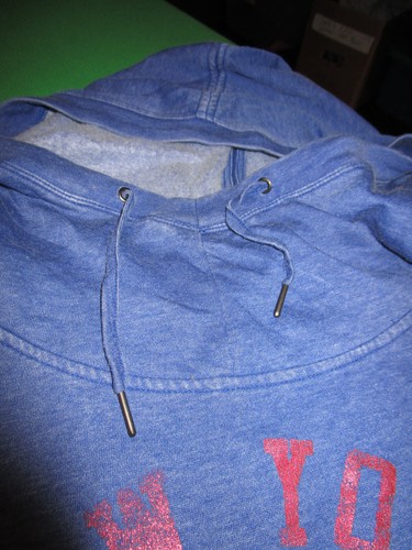 NEW $60 NFL NEW YORK GIANTS WOMENS HOODED FUNNEL NECK SWEATSHIRT LARGE - Picture 2 of 3