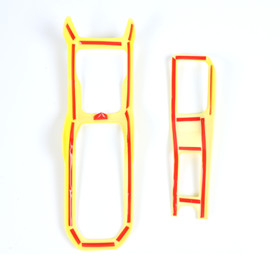 Interior Console Panel Cover Trim Decor for 2024+ Jeep Wrangler JL JT Yellow