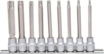 KS Tools 911.1550 3/8'' Bit-Stecknuss-Satz Torx, lang, 9-tlg., T20-T60