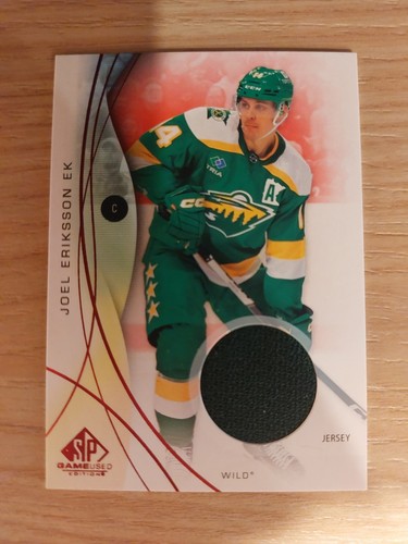 Joel Eriksson Ek Jersey Patch SP Game Used Red 2024-2025 19 Minnesota Wild