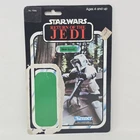 Star Wars Biker Scout Trooper 77 Card Back UNCUT 1980 Vintage Rare ROTJ 1983