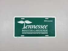University of Tennessee UT Master Gardener Green & White License Plate
