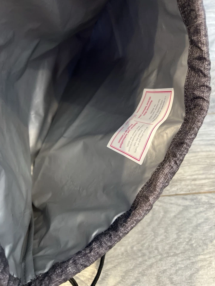 Thirty One Cinch 包背包隔热午餐海滩托特包全新带标签刺绣 — 第 3/4 张图片