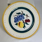 Stangl Pottery 10" Dinner Plate Fruits Pattern Hand Painted