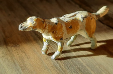 JAGD HUND DOG BRITAINS ENGLAND BLEI FIGUR ZOO FARM SERIE PREWAR 1930er RAR !