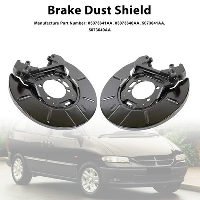 2PCS Rear Disc Brake Dust Shield Set 05073641AA Für Chrysler Voyager 2001-2010
