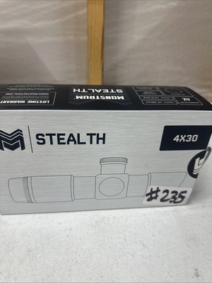 Monstrum Stealth 4x30 Scope w mount Mx1 Reticle Illuminated Vortex 