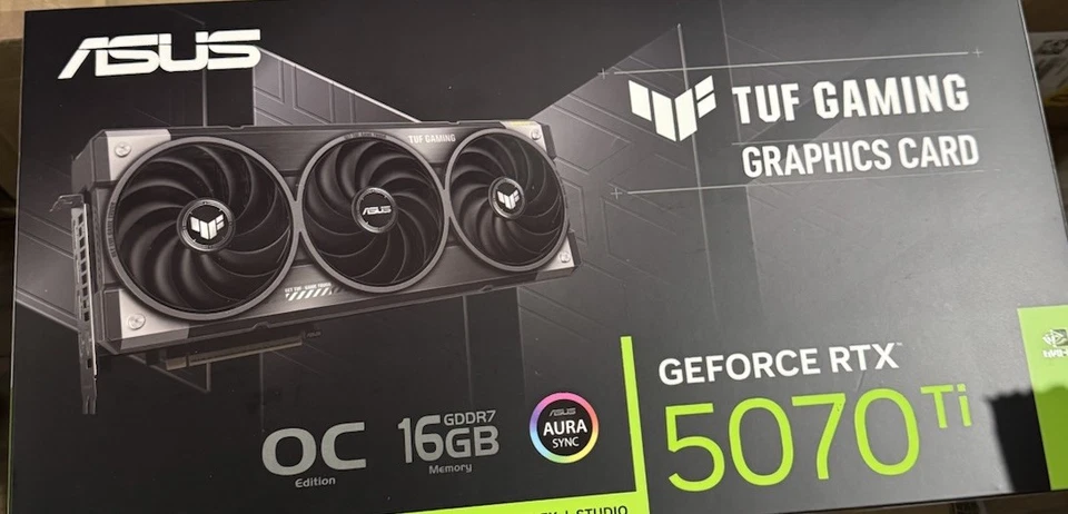 ASUS - TUF Gaming NVIDIA GeForce RTX 5070 Ti OC Edition 16GB GDDR7 PCI Express 5 - Image 2 of 2