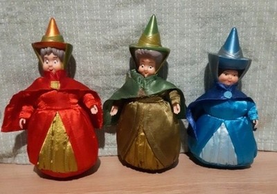 Disney Dornröschen Deluxe Puppe Set Aurora Pferd Prinz Phillip Feen 