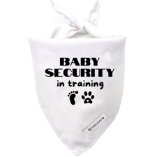 Baby Security in Training Dog Bandanas Pet Scarf for Medium and Large Dogs Pr...