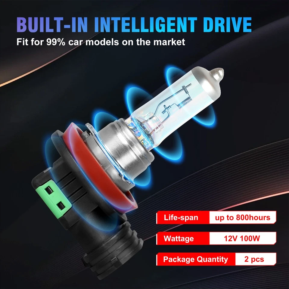 6x Bombillas halógenas + Kit de luces antiniebla para BMW X1 2010-2019 utilitario 4 puertas Foto 4 de 4