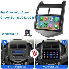 Android 15 For Chevrolet Aveo Chevy Sonic 2012-2016 Carplay Car Stereo Radio AHD