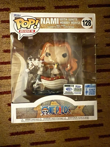 WonderCon 2025 Nami w/ White Hobby Horse ONE PIECE Funko Pop CON Sticker IN HAND