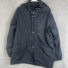 Columbia Jacket Mens XL Black Hooded Insulated Parka Coat WW5489 Outdoor