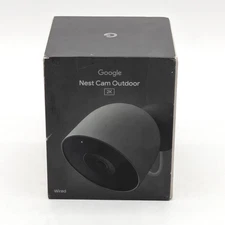 Google Nest Cam Outdoor 2K Wired Surveillance Camera w/ Gemini Grey (GA09964-US)