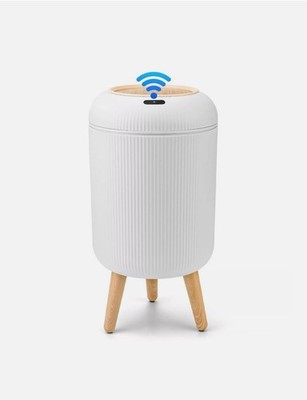 Pukomc Smart Sensor Wastebasket Hand Free Touchless 2.6 Gallon