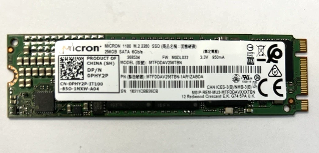 Micron M.2 Interface 256 GB Solid State Drives for sale - eBay