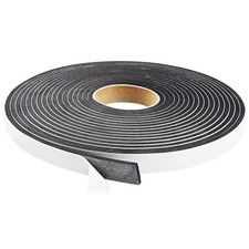 Foam Seal Tape 26 Feet Long, 1/2 Inch Wide x 1/8 1/2"W x 1/8"T x 26FT, Black