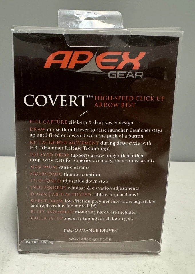 Apex Gear/TruGlo Covert Drop-Away Arrow Rest RH/LH - Image 3 of 4