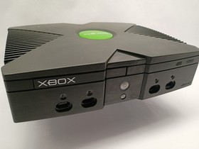 Microsoft Xbox Black. Console Only For Parts Or Repair. No Cords. Does Power On.