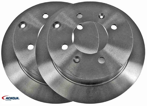 2X Bremsscheibe Ackoja A52-40006 2 Bremsscheiben Hinterachse Hinten-image