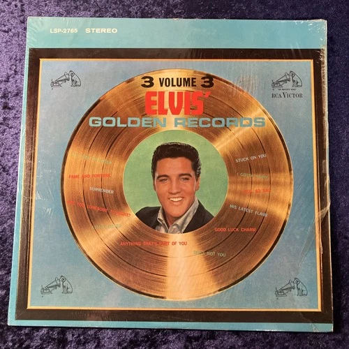 Elvis Presley - Elvis' Golden Records, Vol 3 (Orig 1963 Stereo Vinyl LP) VG+