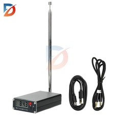 FM Transmitter LCD Frequency Display Stereo Broadcast Transmitter With 1M