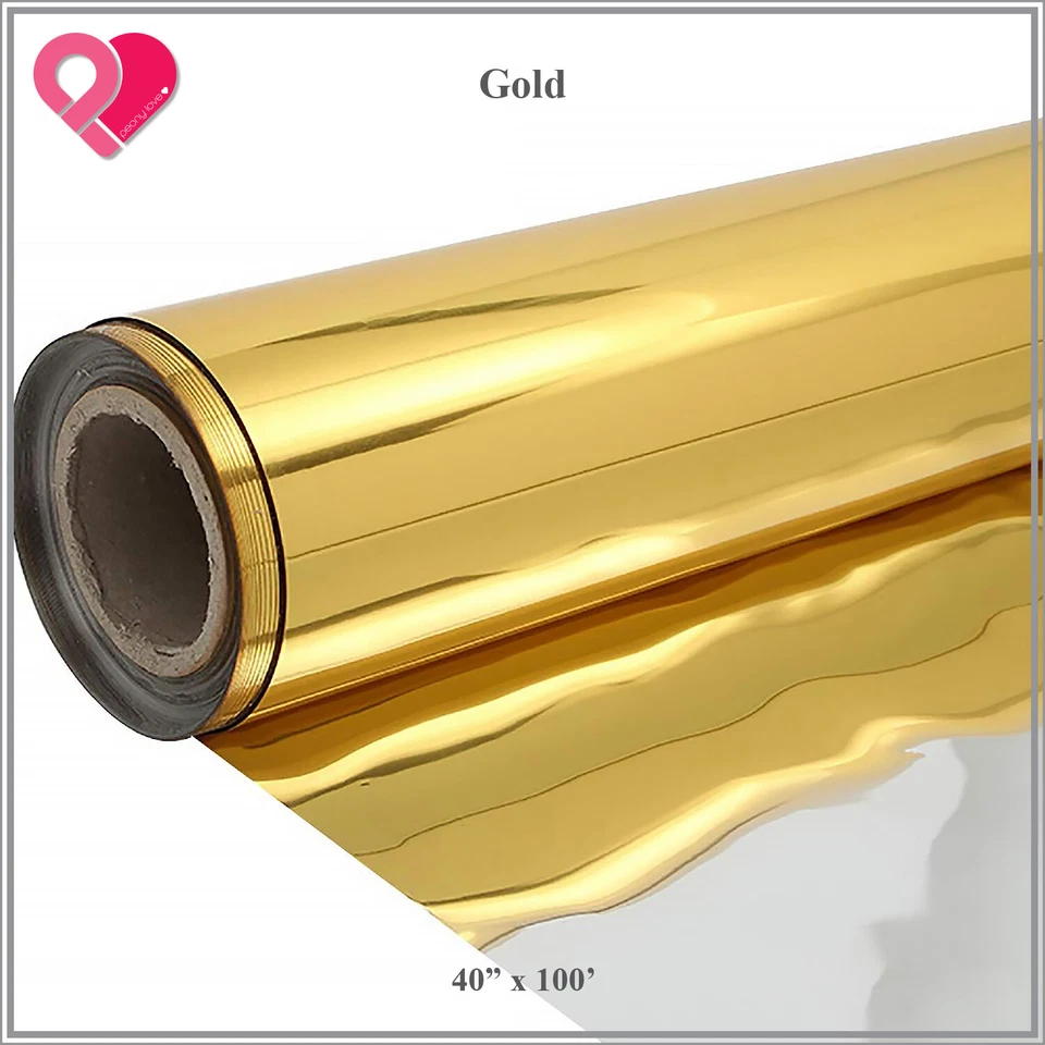 Alfombra Espejo Corredor Pasillo Lámina 40"x100ft Alfombra Doble Cara Boda Dorado Plata Foto 2 de 4