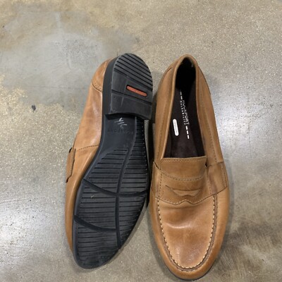 Rockport Mens Size 11.5 Shoes Trutech Tan Penny Loafers  display picture 1