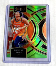 2024 Panini Select WNBA # 192- BRIONNA JONES Neon Green Prizm SP #'d 30/75