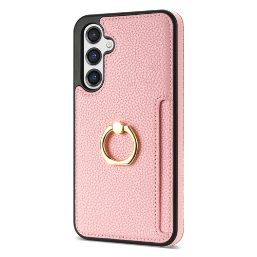Luxury Ring Card Slot Leather Phone Case For Samsung A12 A13 A14 A52 A53 A54 A51 - 第 16/18 張圖片