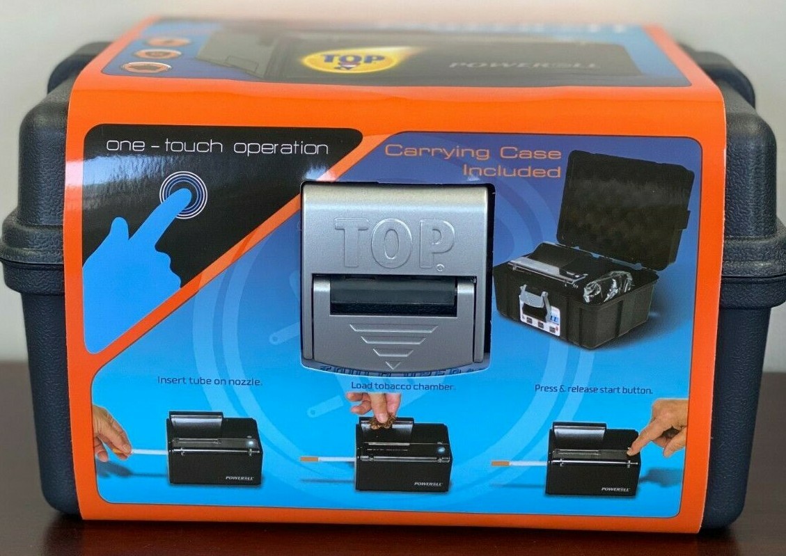 PoweRoll by TOP-O-Matic King Size Electric Cigarette Machine BOX