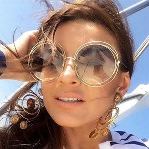 oversized round sunglasses