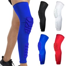 Men Knee Calf Pads Anti-collision Protective Gear Sports Knee Leg Long Sleeve