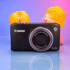 Canon PowerShot SX240 HS Black Digital Camera English Language 100 WORKING