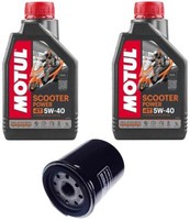 Set Service Mit ÖL Motul Und Filter FüR Malaguti Madison 180 200 250