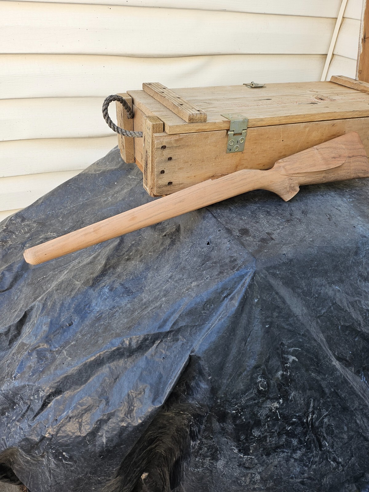 K98 Large ring Mauser sporter stock, nice wood eBay