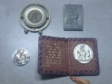 Lot Di Oggetti Religiosi Medaglie Placca REF01132J