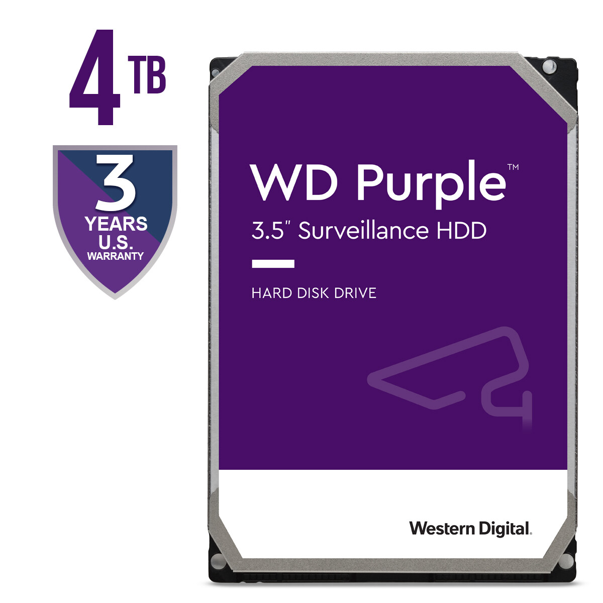 Western Digital WD43PURZ（3.5インチ HDD 4TB） Amazon.com: Western Digital 4TB WD Purple Surveillance