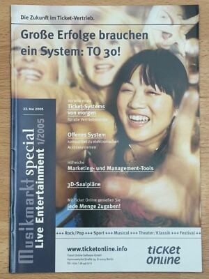 Der Musikmarkt, Branchenmagazin 23.5.2005;   ''special'' Live Entertainment 1/2005