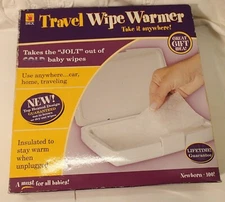 Dex Travel Wipe Warmer with Home & Car Adapters Slim Portable Design Newborn-100