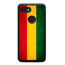 Rasta Flag Marijuana Jamaica Lion One Love Case Cover For Google Pixel 3 3XL 2XL