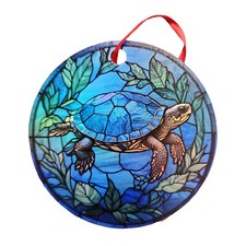 Eastern Mud Turtle 3 Design Holographic Turtle Ornament