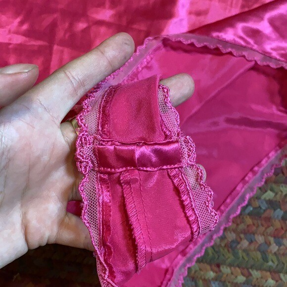 80s VTG VICTORIAS SECRET PINK BODYSUIT image 4