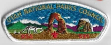 Utah National Parks Council 591 CSP BSA WHT Bdr. [MX-6271]