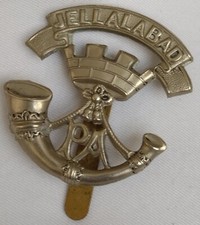 WW2 Somerset Light Infantry PA Cap Badge White Metal maker JR Gaunt Vintage Org